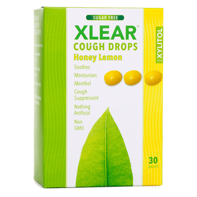Sugar Free Cough Drops, Natural Honey Lemon (30 lozenges)