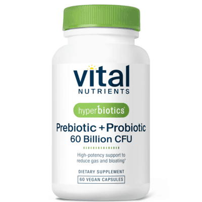 Hyperbiotics Prebiotic + Probiotic 60 Billion CFU (60 capsules)