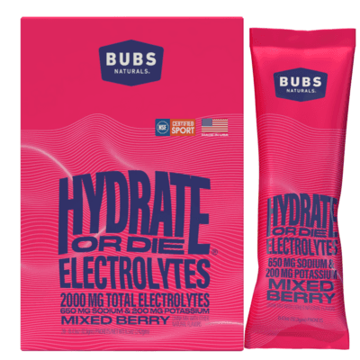 Hydrate or Die Electrolytes - Mixed Berry (20 packets)