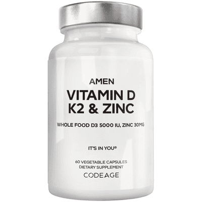 Vitamin D, K2 & Zinc (60 capsules)