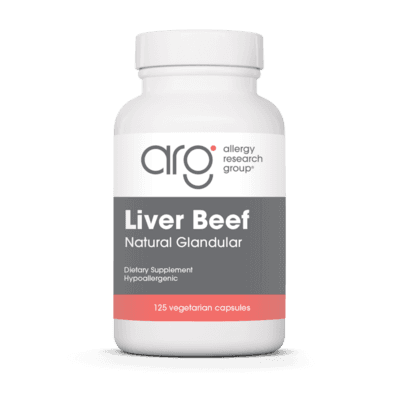 Liver Beef Natural Glandular (125 capsules)
