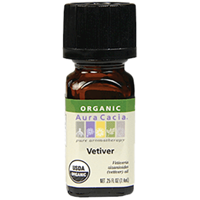 Vetiver, Organic Essential Oil (0.25 Ounces)