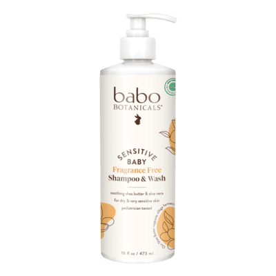 Sensitive Baby Fragrance-Free Baby Shampoo & Wash (16 Ounces)