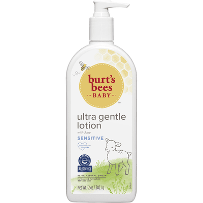 Burt's Bees Body Lotion Sensitive Aloe & (12 Ounces)