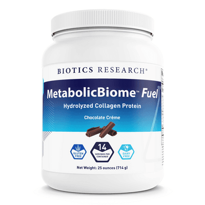 MetabolicBiome Fuel Hydrolyzed Collagen Protein, Chocolate (California Only) (714 Grams)
