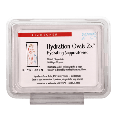 Hydration Ovals 2x (16 suppositories)