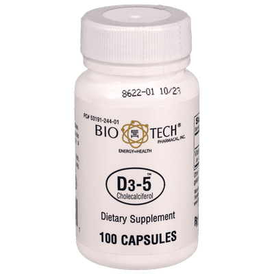 D3-5 5,000IU (100 capsules)