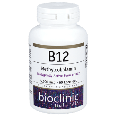 B12 Methylcobalamin 5000mcg (60 lozenges)