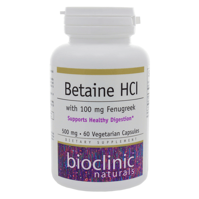 Betaine HCI w/ Fenugreek (60 capsules)