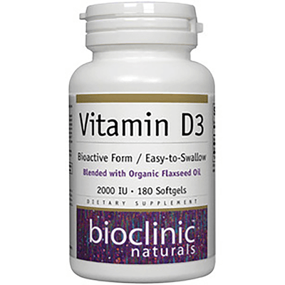 Vitamin D3 2000 IU (180 Softgels)