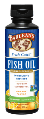 Fresh Catch Fish Oil Orange Flavor Liquid (236 Milliliters)