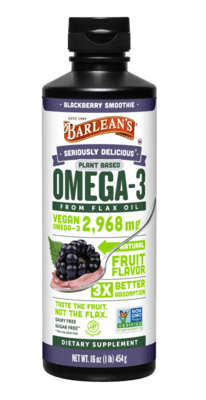 Omega-3 Vegan Blackberry Smoothie (454 Grams)