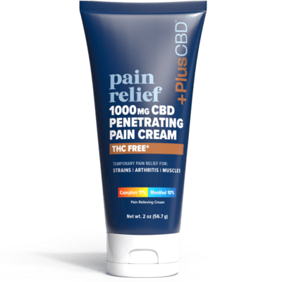 PlusCBD Pain Relief Penetrating Cream - 1000mg (56.7 Grams)