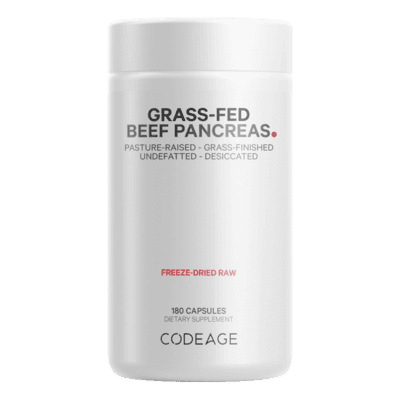 Grass-Fed Beef Pancreas (180 capsules)