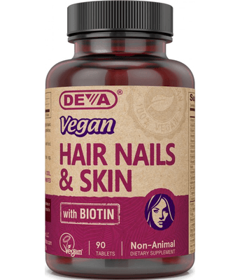 Vegan Hair Nails & Skin with Biotin (90 tablets)