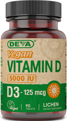 Vegan Vitamin D3 - 5000 IU (90 tablets)