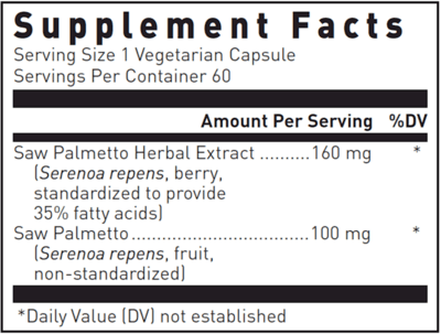 Saw Palmetto Max-V (California Only) (60 capsules)