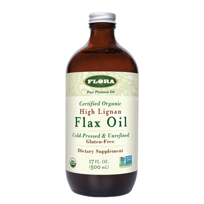 High Lignan Flax Oil Certified Organic (500 Milliliters)