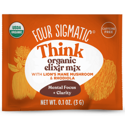 THINK Organic Elixir Mix with Lion's Mane Mushrooms (20 packets)
