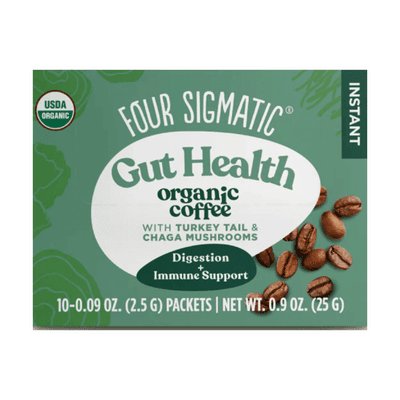 Gut Health Organic Coffee, Instant (10 Packets)