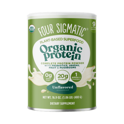 Plant-Based Protein with Superfoods, Unflavored (480 Grams)