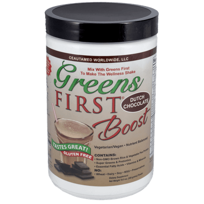 Green FIRST Boost (Dutch Chocolate) 10.58oz (300 Grams)