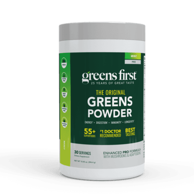 Greens First PRO Mint 30 serv (296.4 Grams)