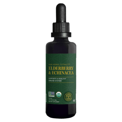 Organic Elderberry & Echinacea (59.2 Milliliters)