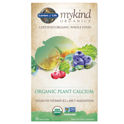 Mykind Organics Plant Calcium (180 tablets)