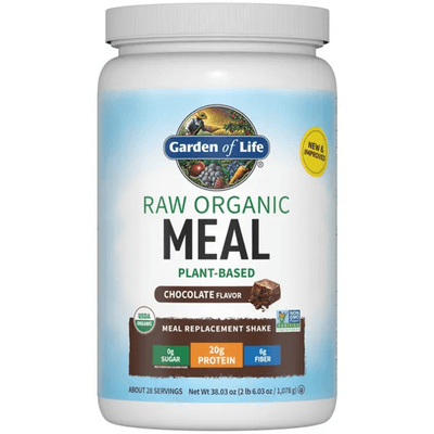 Raw Organic Meal Plant-Based Chocolate Flavor (1078 Grams)