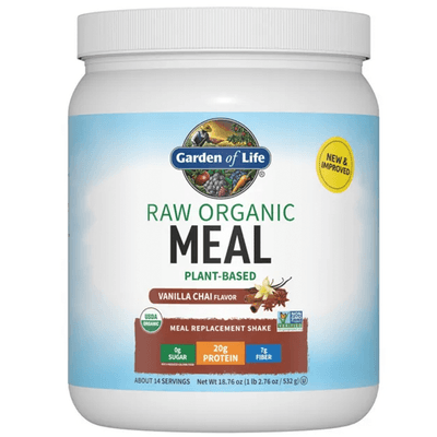 RAW Organic Meal - Plant-Based Vanilla Chai (532 Grams)
