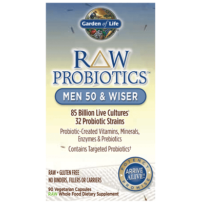 RAW Probiotics Men 50 and Wiser (90 capsules)