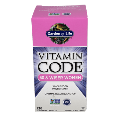 Vitamin Code 50 and Wiser Womens Multi (120 capsules)
