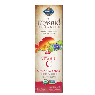 MyKind Organics Amla Vitamin C - Cherry Tangerine Spray (58 Milliliters)