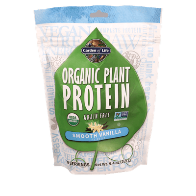Organic Plant Protein Vanilla Powder (265 Grams)