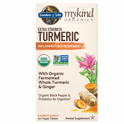 mykind Organics Extra Strength Turmeric Inflammatory Response (120 tablets)