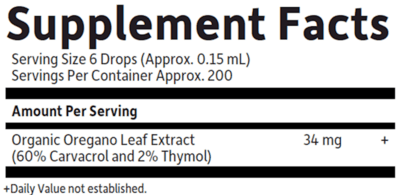 mykind Organics Herbal Oil of Oregano (30 Milliliters)