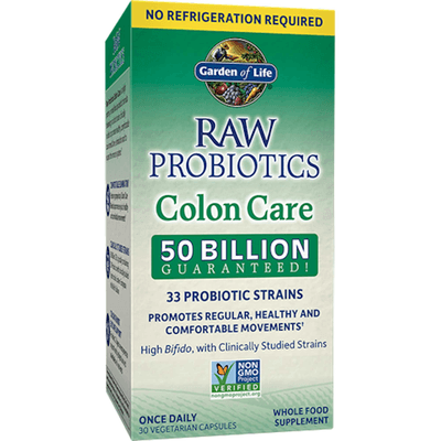 Raw Probiotics Colon Care Shelf-Stable (30 capsules)