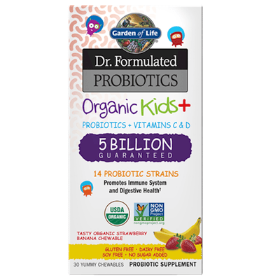 Organic Kids Probiotics Strawberry Banan (30 tablets)
