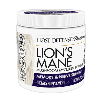 Lion's Mane Mushroom Mycelium Powder (100 Grams)