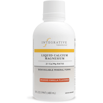 Liquid Calcium Magnesium Orange-Vanilla 2:1 (480 Milliliters)