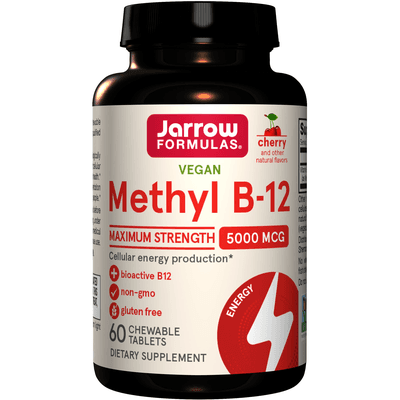 Methyl B-12 5000mcg Cherry (60 Chewables)