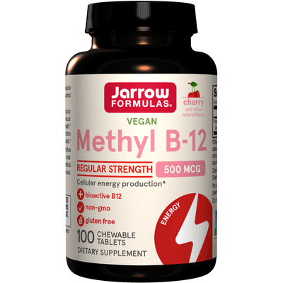 Methyl B-12 500mcg Cherry (100 Chewables)
