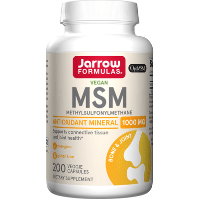 MSM Sulfur 1000mg (200 capsules)