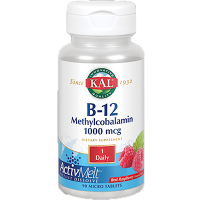 B12 Methylcobalamin 1,000 mcg Raspberry (90 tablets)