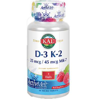 D3 & K2 ActivMelt Raspberry (60 tablets)