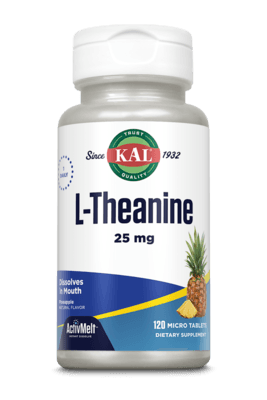 L-Theanine 25 mg Pineapple (120 tablets)