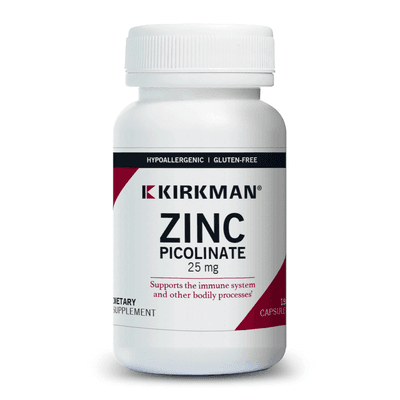 Zinc Picolinate 25 mg Capsules - Hypoallergenic (150 capsules)