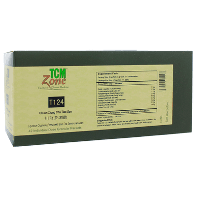 Ligusticum Chuanxiong w/Green Tea Sachets (T124G) (42 packets)