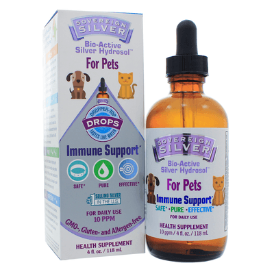 Bio-Active Silver Hydrosol Immune Pets Dropper (4 Ounces)